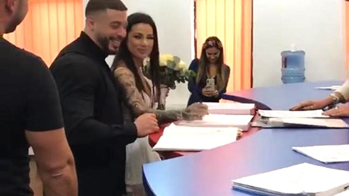 Roxana Vancea s-a măritat astăzi. Primele imagini de la cununie