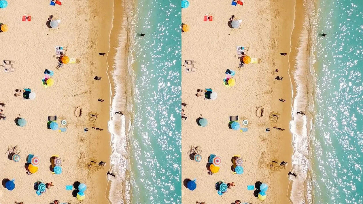 Testul IQ de marți | Doar geniile găsesc diferența dintre aceste 2 imagini de la mare