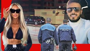 Mega-scandal Bianca Drăgușanu – Gabi Bădălău! Poliția a intervenit la locuința afaceristului! Avem imagini de la fața locului