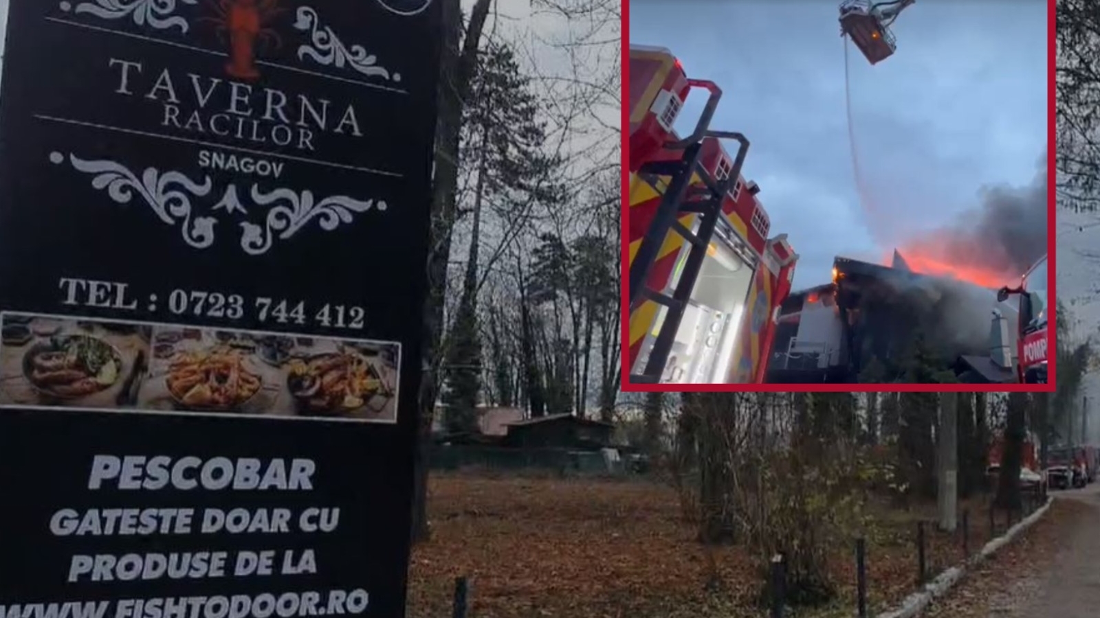 Avea sau nu autorizaţie la incendiu? ISU a făcut anunţul, după ce Taverna Racilor a ars din temelii