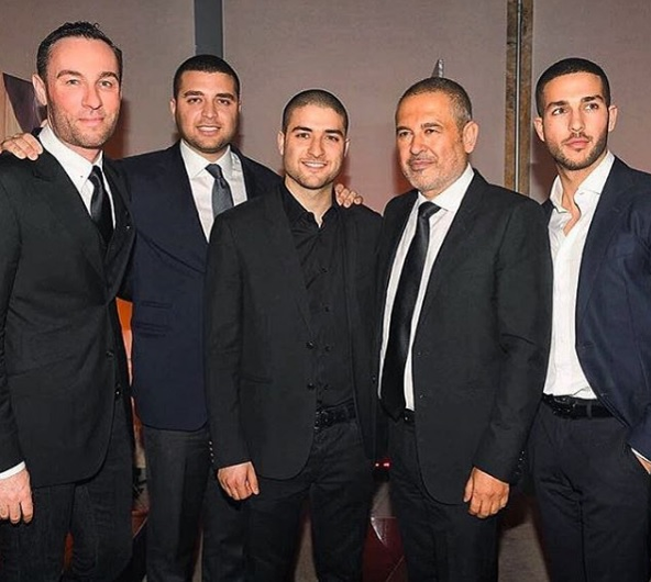 Alex Faur, alături de familia Saab
