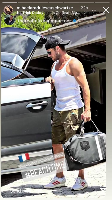 Felix Baumgartner în Saint-Tropez