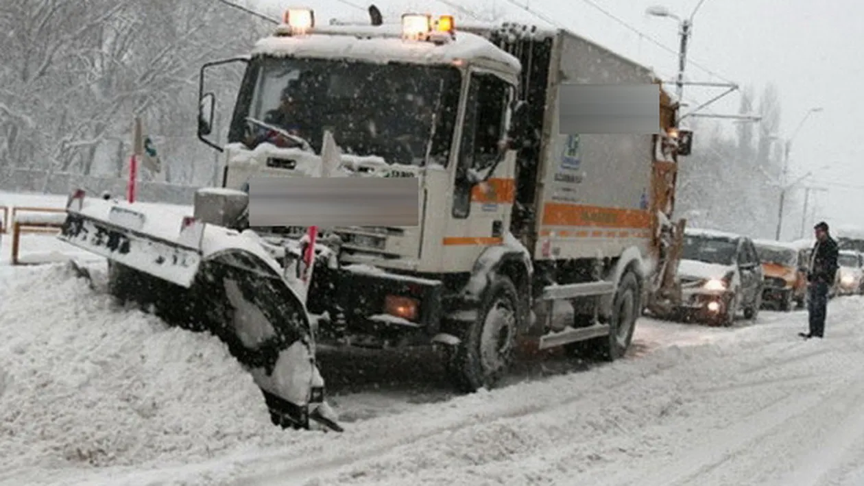 Comandament de IARNA in BUCURESTI! 544 de utilaje de deszapezire sunt pregatite sa intervina dupa prima NINSOARE!