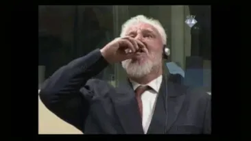 Caz şocant la Tribunalul de la Haga! Criminalul de război a băut otravă în sala de judecată şi a murit! 