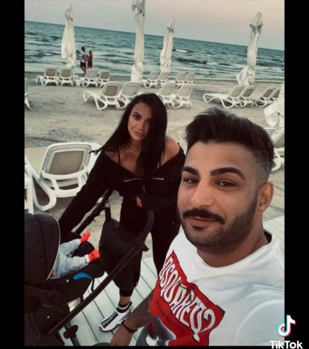 Ciprian Pian și fosta soție, Marina.