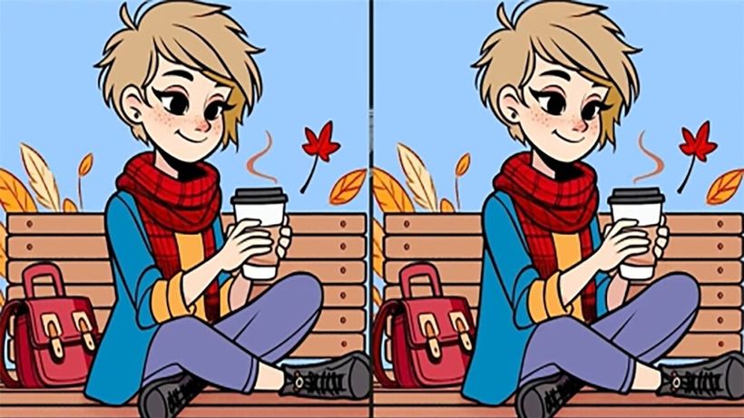 Test de logică | Identificați toate cele 3 diferențe între cele două fete din imagine!