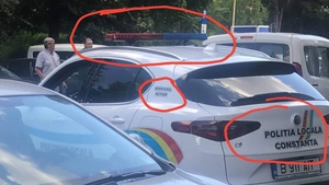 Poliția Locală Constanța, acuzată că folosește pe autospeciale însemne ilegale! Reacția comisarului-șef după ce imaginea a devenit virală