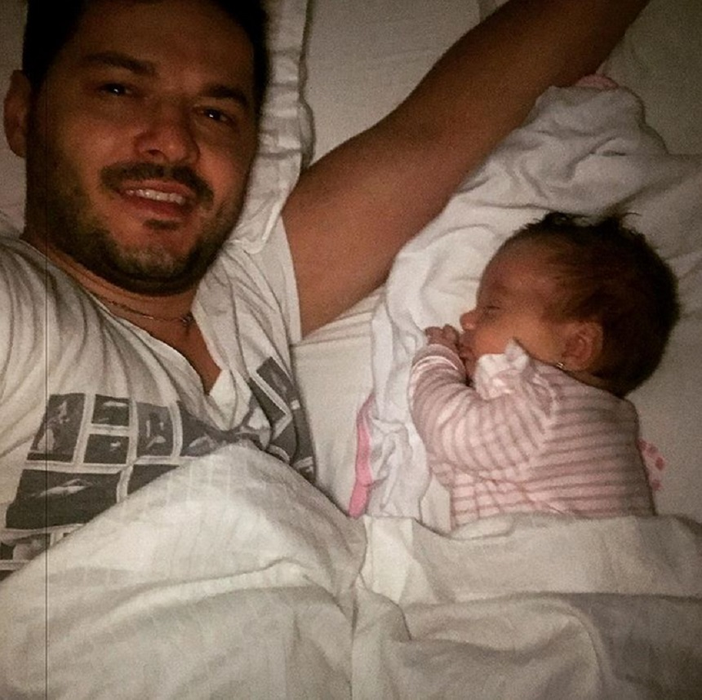 Liviu Vârciu, imagine emoţionantă cu fiica lui Anastasia. Fanii au remarcat cât de mult seamănă cu el