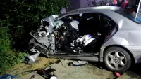 Tragedie în Bistrița-Năsăud! Un bărbat a murit, iar soția și cei trei copii au ajuns la spital în urma unui accident grav