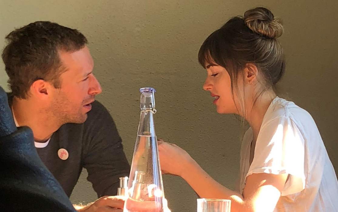 Dakota Johnson și Chris Martin in 2018. Foto: Profimedia