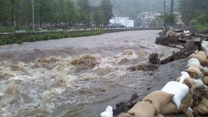 Cod portocaliu de inundaţii și în Bistrița-Năsăud