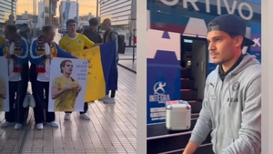 Surpriză mare pentru Ianis Hagi de ziua lui, în Spania. Ce au făcut suporterii când a coborât din autocarul echipei