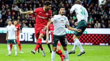 Werder - Leverkusen, meciul care închide etapa în Germania