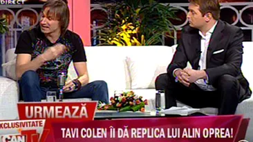 SCANDAL BOMBA! Alin Oprea si Tavi Colen s-au facut varza: Beai inainte de concerte, te aduceam pe 8 carari! / Esti praf, canti foarte prost live