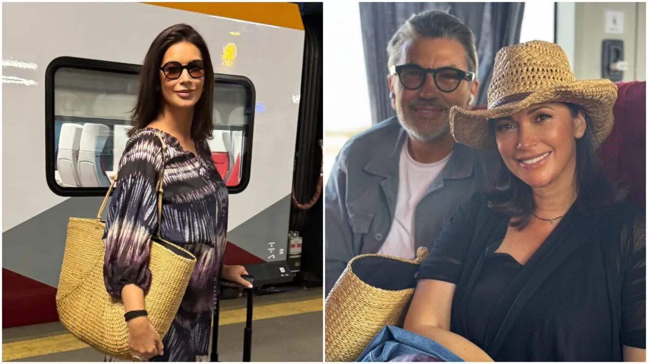 Andreea Berecleanu și soțul ei au mers cu trenul la mare. Dar surpriza majoră a venit la întoarcere: „Ce credeți?”