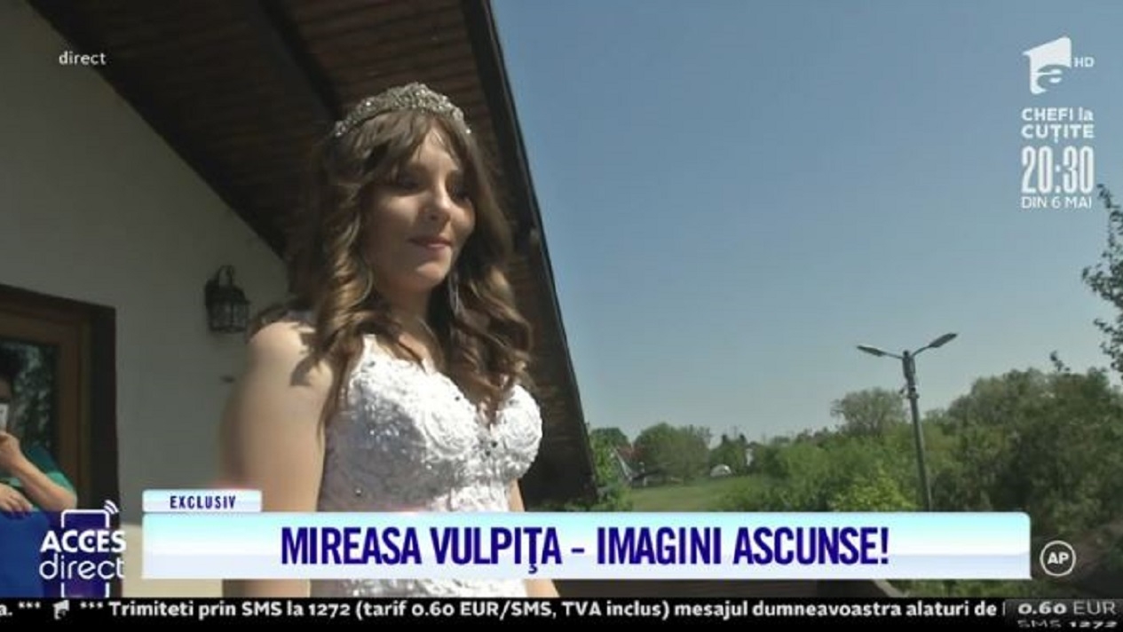 Asta le întrece pe toate! Vulpița a îmbrăcat rochia de mireasă pentru Rafaelo! Imagini care îi frâng inima lui Viorel