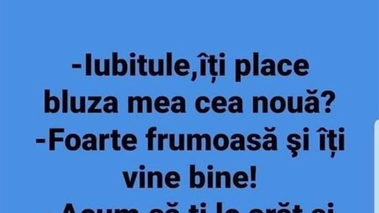 BANCUL ZILEI | Bluza cea noua