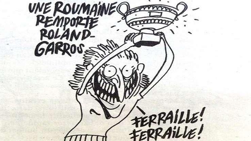 Ziariștii de la Charlie Hebdo, chemați în Parlamentul European după caricatura cu Simona Halep