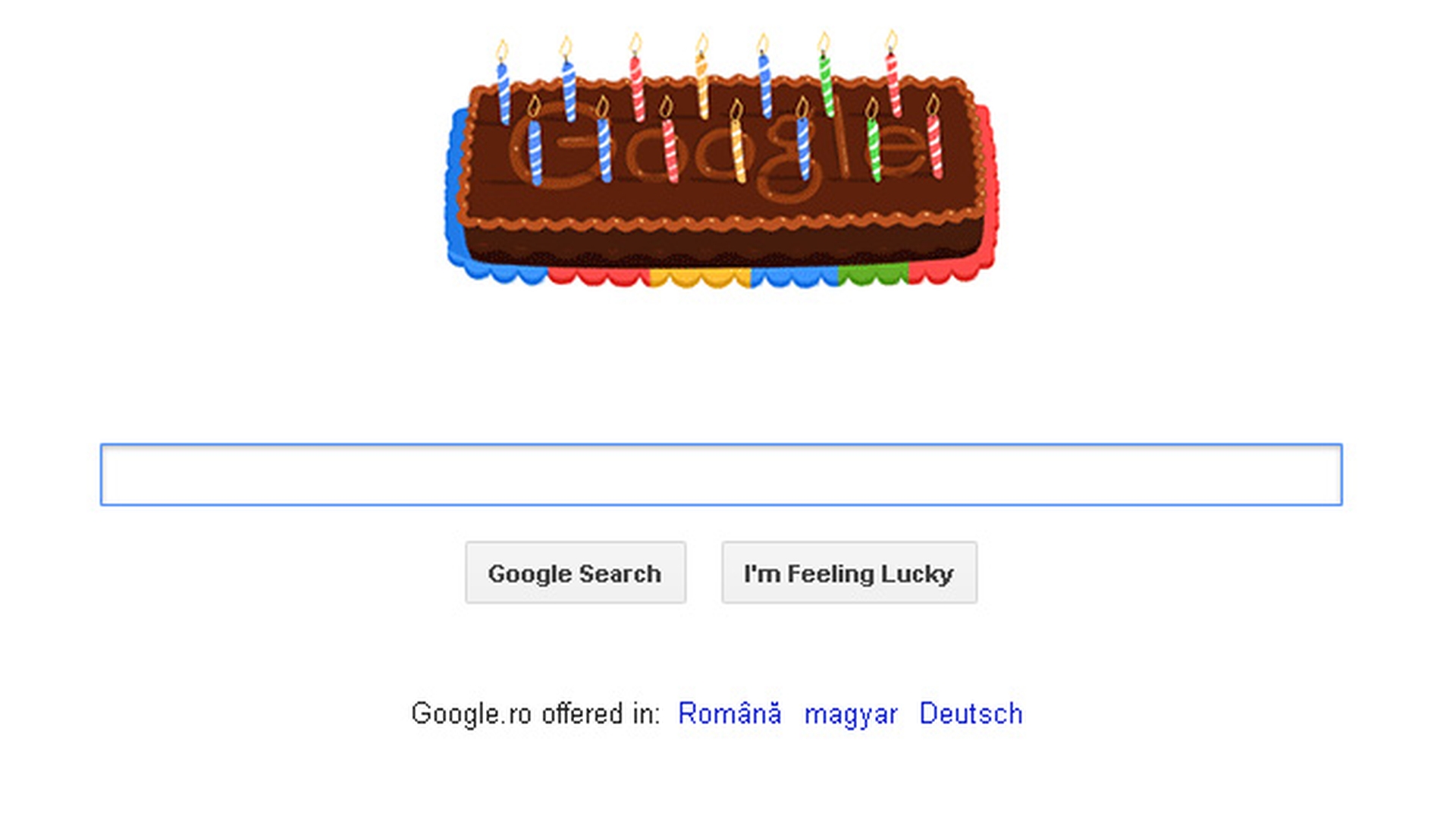Google implineste azi 14 ani! Uite cu ce logo isi intampina utilizatorii!