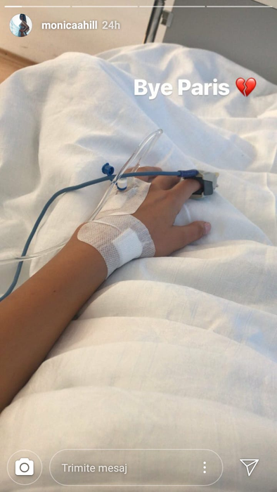 Iubita lui Cătălin Botezatu, internată într-un spital din Paris. Ce a pățit Monica Hill