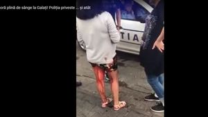 Crimele din Caracal au fost degeaba! Fată plină de sânge, ignorată de doi polițiști din Galați VIDEO