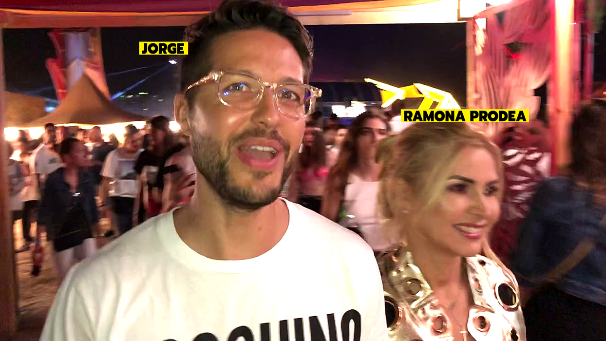 Jorge, împreună cu soția și fiica, la Neversea 2019