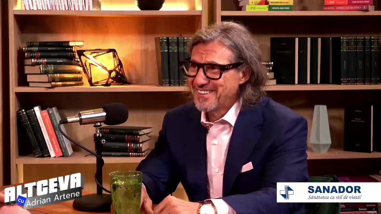 Cea mai recentă ediție a podcastului "ALTCEVA cu Adrian Artene" l-a găzduit pe Ladislau Kristof, specialist în arta de a trăi bine (Foto: captură video)