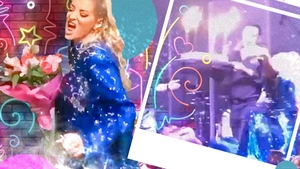 Super-imagini de la ziua Deliei! I-au adus tortul pe melodia lui Florin Salam + mii de “invitați” i-au cântat “La mulți ani!”