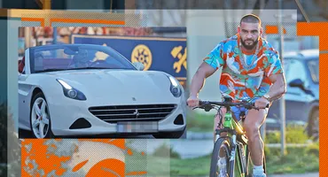 Imagini fabuloase cu Dorian Popa! Ai permis, mergi cu Ferrari, nu ai, o dai pe ... bicicletă!
