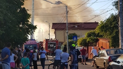 Incendiu de proporții în București! FOTO - VIDEO