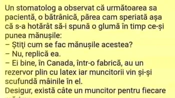 BANC | Dentistul și pacienta pensionară