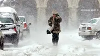 Cod portocaliu de vânt puternic şi cod galben de ninsori! Zonele vizate