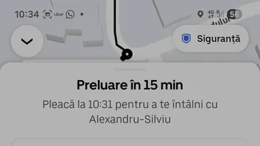 Ce mesaj i-a trimis un șofer BOLT, supărat că s-a scumpit benzina, unui client care tocmai comandase o cursă