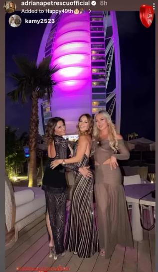 Cum se distrează în Dubai soția lui Dan Petrescu, în timp ce antrenorul face chimioterapie? Și-a sărbătorit ziua fără el