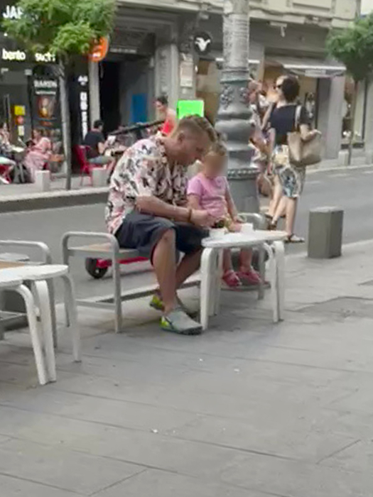 Codin Maticiuc și-a scos fetița la o înghețată / Sursă foto: CANCAN.RO
