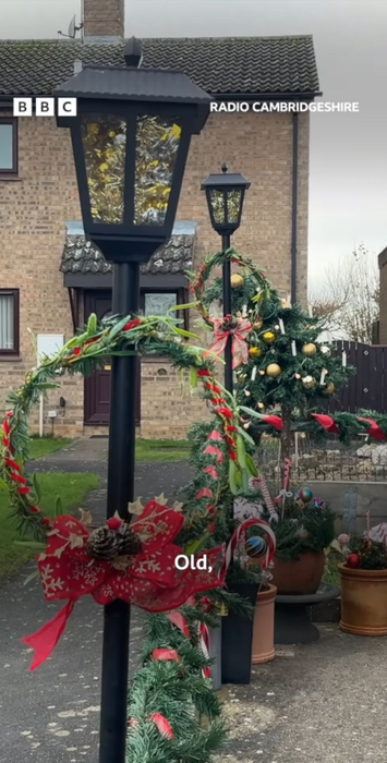 Camelia i-a impresionat pe jurnaliștii de la BBC după ce și-a decorat casa de Crăciun. Sursă foto: Instagram bbccambridgeshire