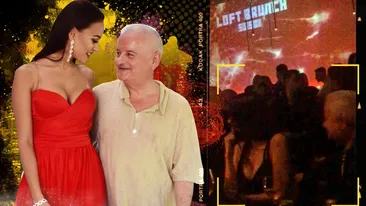 ”Regele vieții de noapte” din România a luat-o înapoi pe manechină (minus 40 de ani)!