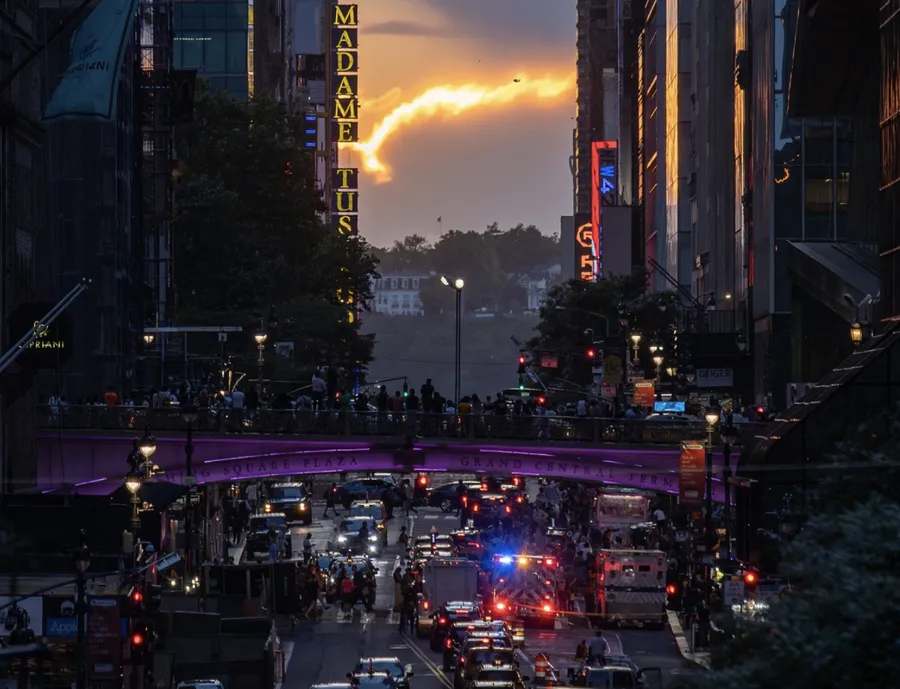 Fenomen rar întâlnit în New York/foto: Digi24