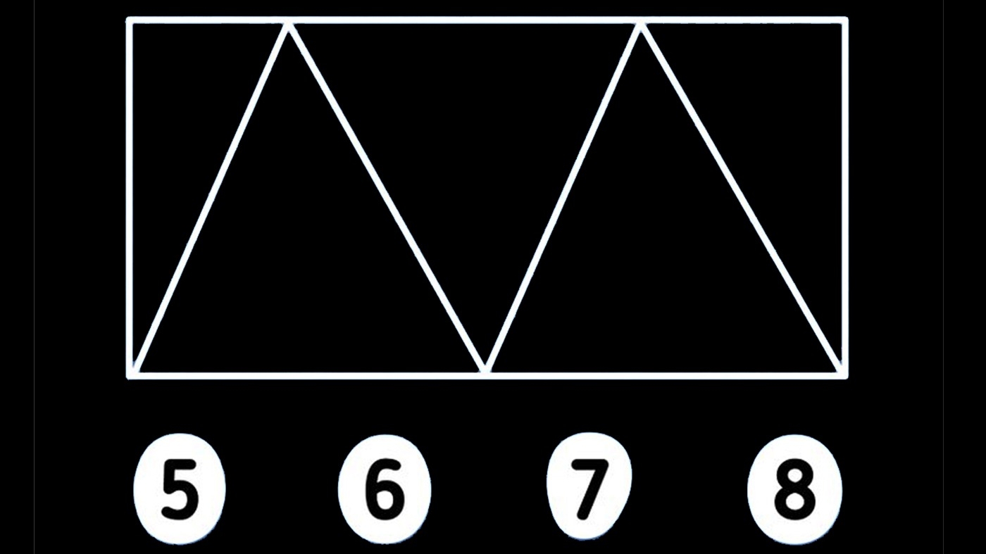 Test de logică | 5, 6, 7 sau 8: Câte triunghiuri sunt, de fapt, în această poză?