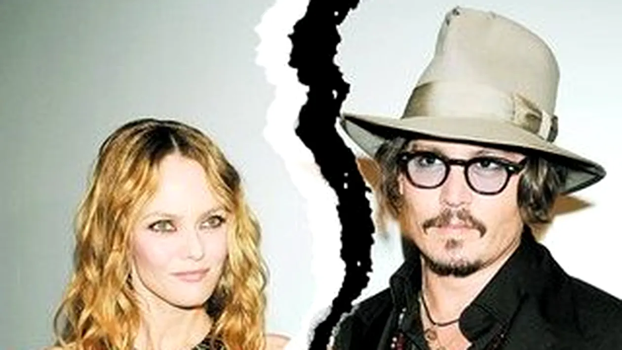Johnny Depp si Vanessa Paradis traiau separat de cateva luni. E oficial: si-au spus adio