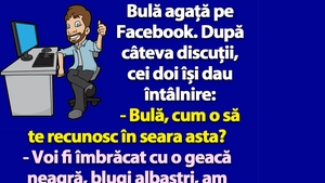 BANC | Bulă agață pe Facebook