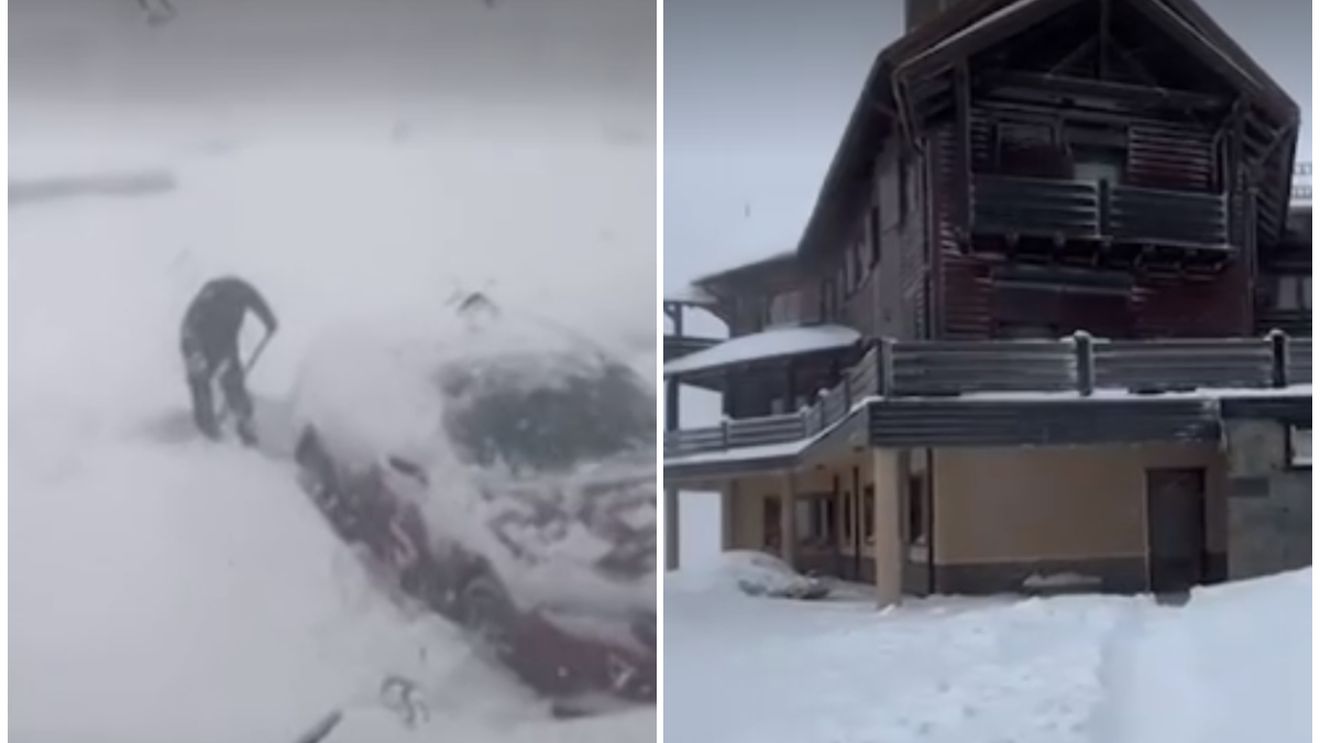 Prima ninsoare din acest an a adus un strat de zăpadă gros și turiști blocați în stațiunile montane! Iarna și-a intrat în drepturi încă din luna noiembrie