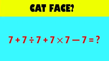 Testul de matematică la care și geniile greșesc | Cât face 7+7/7+7*7-7?