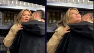 Filmuleț cu Gina Pistol sărutată pasional într-un supermarket din București. Imaginile au stârnit numeroase controverse la momentul publicării