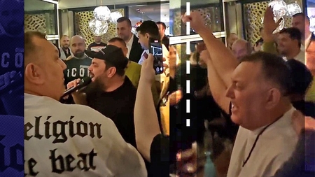 Ce a făcut Beinur în restaurantul unde Costel Caran dădea mega-petrecere cu Salam. CANCAN.RO are filmările dinaintea ”măcelului”