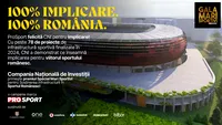 Compania Națională de Investiții a primit premiul special pentru Susținerea infrastructurii în Sportul Românesc la Gala Mari Sportivi ProSport 2024! CNI, 78 de proiecte finalizate în acest an