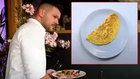 Săracii n-au ce căuta! Câți lei costă o simplă omletă în restaurantul lui Victor Slav din București