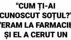 Bancul zilei. "Cum ţi-au cunoscut soţul?"