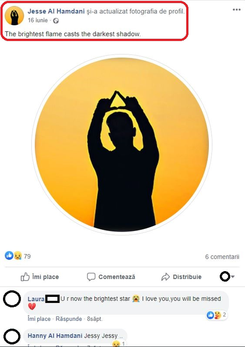 Emoționant! Ce mesaj a postat fostul concurent de la Antena 1 înainte să moară