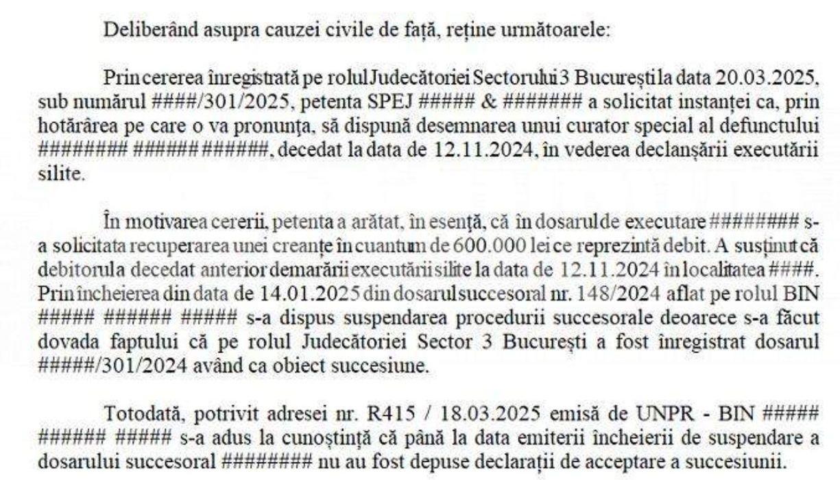 Honorius a încercat să-l execute silit pe Silviu Prigoană DUPĂ MOARTEA sa